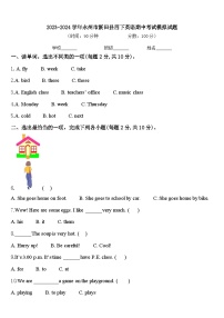 2023-2024学年永州市新田县四下英语期中考试模拟试题含答案