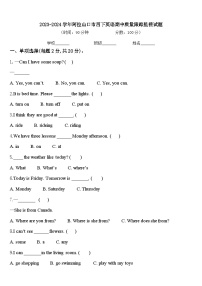 2023-2024学年阿拉山口市四下英语期中质量跟踪监视试题含答案