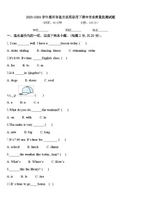 2023-2024学年黑河市逊克县英语四下期中学业质量监测试题含答案