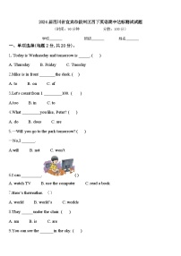 2024届四川省宜宾市叙州区四下英语期中达标测试试题含答案