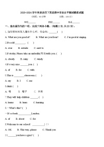 2023-2024学年突泉县四下英语期中学业水平测试模拟试题含答案