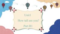 小学英语人教版 (PEP)六年级下册Unit 1 How tall are you? Part B图文课件ppt