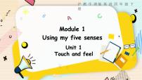 小学英语Unit 1 Touch and feel授课课件ppt