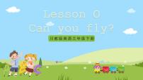 小学英语川教版三年级下册Lesson O Can you fly?完美版习题ppt课件