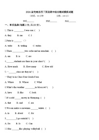 2024届龙南县四下英语期中综合测试模拟试题含答案