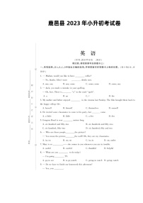 河南省周口市鹿邑县2022-2023学年六年级下学期期末英语试题