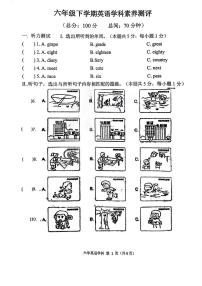 2024年哈尔滨德强中学六年级下学期开学测试英语试卷和答案