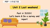 英语Unit 2 Last weekend Part A图片ppt课件