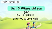 人教版 (PEP)六年级下册Unit 3 Where did you go? Part A课文内容ppt课件