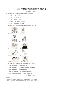 2022-2023学年河南省南阳市南召县科普版六年级下册期中练习英语试卷（解析版+原卷版）