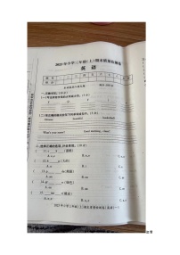 湖南省邵阳市新宁县2023-2024学年三年级上学期期末英语试题