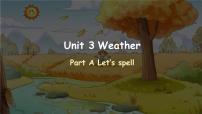 人教版 (PEP)四年级下册Unit 3 Weather Part A教课内容ppt课件