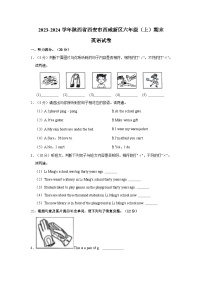 2023-2024学年陕西省西安市西咸新区六年级上学期期末英语试卷（含答案）