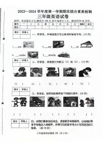 河北省邯郸市武安市2023-2024学年三年级上学期1月期末英语试题