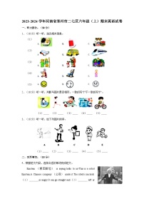 2023-2024学年河南省郑州市二七区六年级上学期期末英语试卷（含答案）