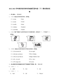 2022-2023学年陕西省西安市西咸新区四年级（下）期末英语试卷