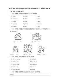 2022-2023学年云南省昆明市官渡区四年级（下）期末英语试卷