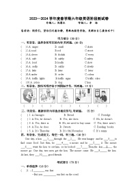 江苏省盐城市射阳县解放路小学2023-2024学年六年级下学期期中英语试题