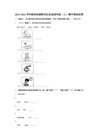 2023-2024学年陕西省咸阳市礼泉县四年级（上）期中英语试卷