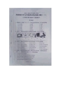 海南省海口市2023-2024学年五年级下学期期中英语试题