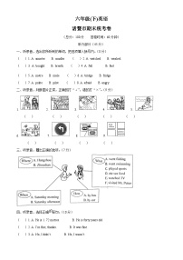 2022-2023学年浙江省绍兴市诸暨市人教PEP版六年级下册期末检测小学毕业考试英语试卷