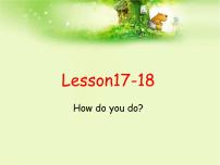 专题09 新概念英语成人版第一册：Lesson17-18 (讲义+视频+音频+练习）