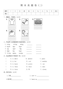 期末+（试题）+-2023-2024学年人教PEP版英语四年级下册.2