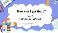 人教版 (PEP)Unit 1 How can I get there? Part A教学课件ppt