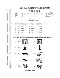 河南省许昌市长葛市2021-2022学年三年级下学期期末英语试题