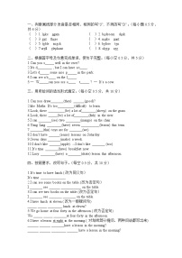 期中+（试题）+-2023-2024学年译林版（三起）英语四年级下册