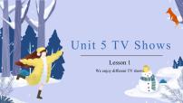 小学英语人教版 (新起点)五年级上册Unit 5 TV ShowsLesson 1评课课件ppt