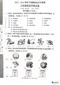 湖北省襄阳市枣阳市2023-2024学年六年级下学期6月期末英语试题