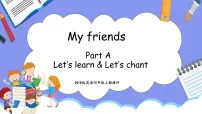 小学人教版 (PEP)Unit 3 My friends Part A图片课件ppt