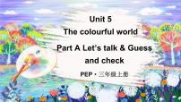 小学人教版PEP（2024）Part A评课课件ppt