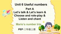 人教版PEP（2024）三年级上册Unit6 Useful numbersPart A教课内容课件ppt