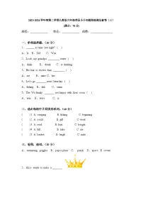 小升初模拟卷试题2023-2024学年人教PEP版英语六年级下册 (含答案)