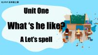 英语五年级上册Unit 1 What's he like? Part A精品教学ppt课件