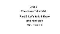 人教版PEP（2024）三年级上册Part B教学课件ppt