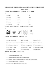 宁夏回族自治区固原市原州区2023-2024学年六年级下学期期末英语试题（含答案）