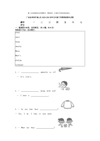 [英语][期末]广东省深圳市南山区2023-2024学年五年级下学期英语期末试卷