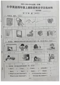 广东省汕头市澄海区多校联考2023-2024学年四年级上学期期中英语试题