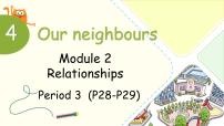 英语六年级上册Module 2 RelationshipsUnit 4 Our neighbours教学演示课件ppt