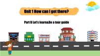 小学英语人教版 (PEP)六年级上册Unit 1 How can I get there? Part B教学课件ppt