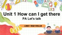 小学英语人教版 (PEP)六年级上册Unit 1 How can I get there? Part A优秀课件ppt