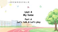 小学英语人教版 (PEP)四年级上册Unit 4 My home Part A图片课件ppt