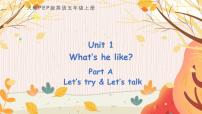 小学英语人教版 (PEP)五年级上册Unit 1 What's he like? Part A图文ppt课件