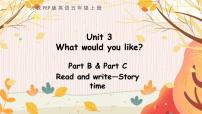 小学英语人教版 (PEP)五年级上册Unit 3 What would you like? Part B授课ppt课件