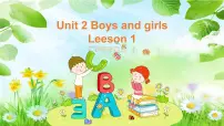 小学英语人教版 (新起点)二年级上册Lesson 1教学课件ppt