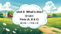 小学英语湘少版（2024）三年级上册（2024）Unit 8 What's this?授课课件ppt