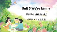 英语三年级上册（2024）Unit 5 We're family课前预习ppt课件